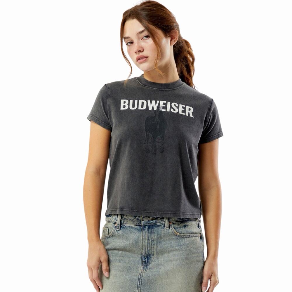 Pacsun Women’s Exclusive Budweiser Clydesdales Mini T-Shirt Size Medium